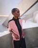 Joseph Ribkoff Joseph Ribkoff Scuba Jersey Color Block Funnel-Neck Jacket - 4