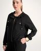 Joseph Ribkoff Joseph Ribkoff Stretch Woven Hooded Boxy Utility Jacket - 1