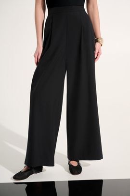 Joseph Ribkoff Joseph Ribkoff Stretch Woven Pull-On Wide Leg Pants