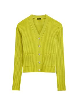 Joseph Women's Merino Wool Ribbed Cardigan