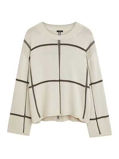 Joseph Women's Silk-Blend Intarsia Sweater