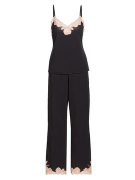 Josie Natori Women's Imagine Lace-Jersey Pajamas