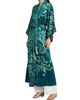 Josie Natori Women's Nouveau Couture Embroidered Silk Robe - 4