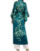 Josie Natori Women's Nouveau Couture Embroidered Silk Robe - 5