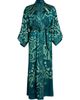 Josie Natori Women's Nouveau Couture Embroidered Silk Robe - 8