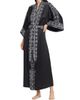 Josie Natori Women's Ysobel Embroidered Robe - 3