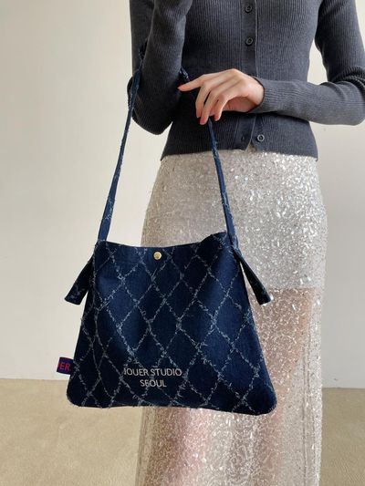 JOUER Dia blue mini bag