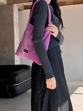 JOUER Velvet Ribbed Mini Bag [Lilac]