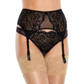 JOURNELLE JOURNELLE Lexi Lace Suspender Belt