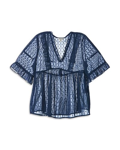 Jovonna London Jovonna London Lace Short Sleeve Blouse
