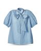 Jovonna London Jovonna London Short Sleeve Bow Neck Blouse - 1