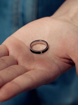JOY GRYSON Arc-En-Ciel Black JG Ring