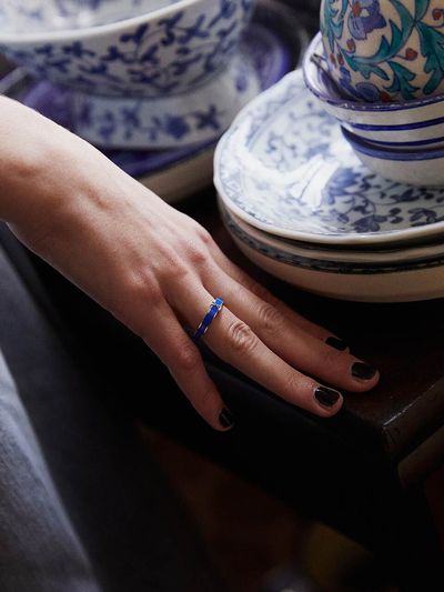 JOY GRYSON Arc-En-Ciel Blue JG Ring