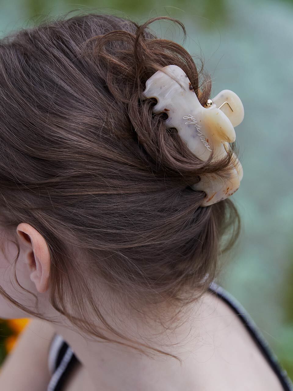 JOY GRYSON Arc-En-Ciel Light Tortoise Claw Clip