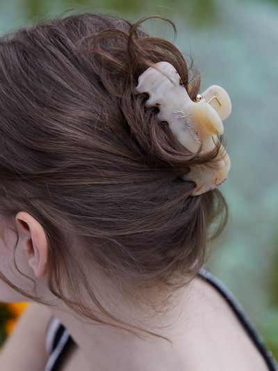 JOY GRYSON Arc-En-Ciel Light Tortoise Claw Clip