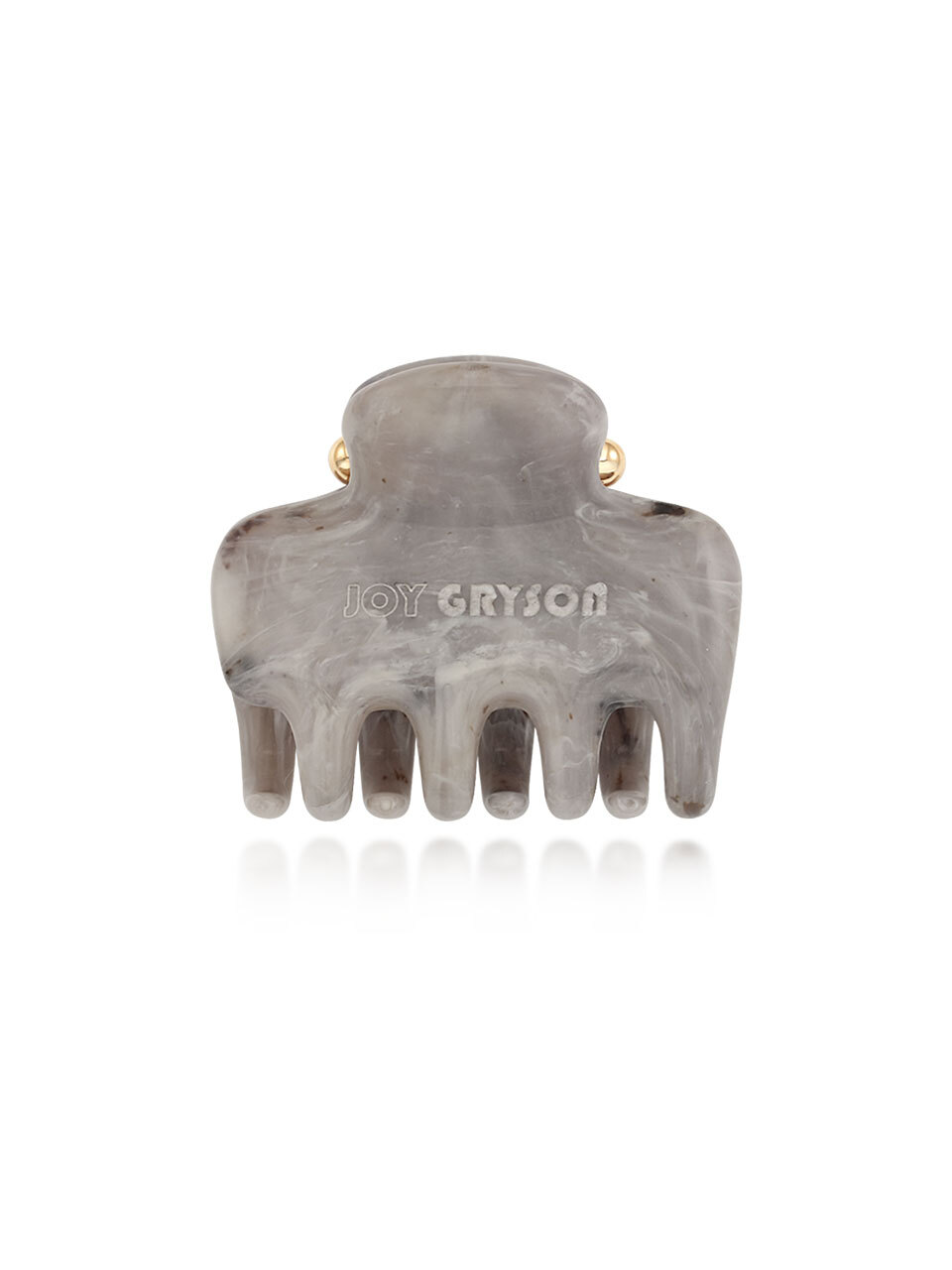 JOY GRYSON Arc-en-ciel Small Claw Clip_Acid Gray