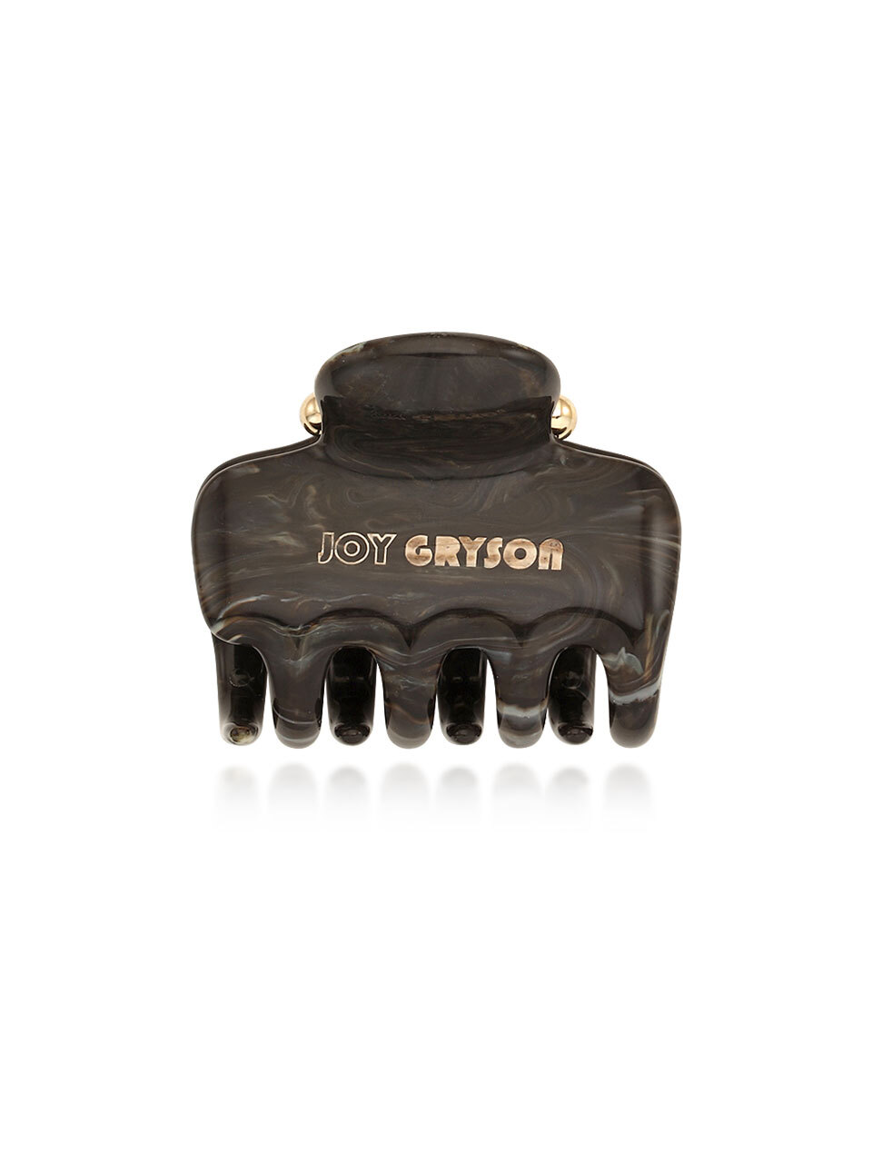 JOY GRYSON Arc-en-ciel Small Claw Clip_Shadowy Black