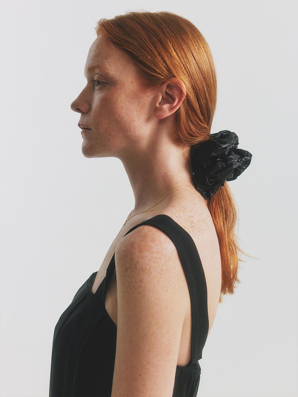 JOY GRYSON Aventureux Black Scrunchie