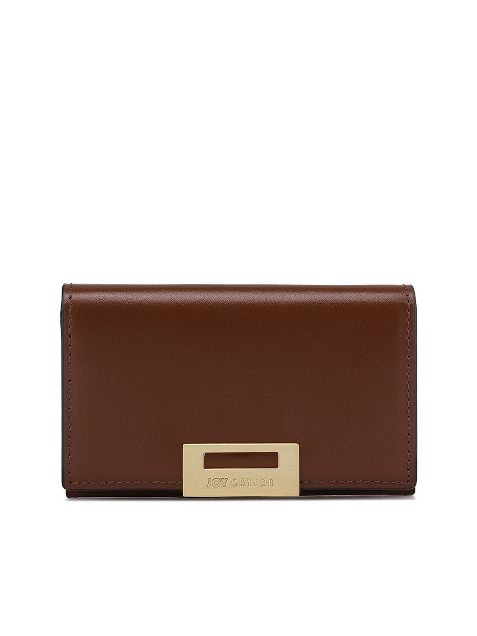 JOY GRYSON Claire Card Wallet (S) - Ginger Brown