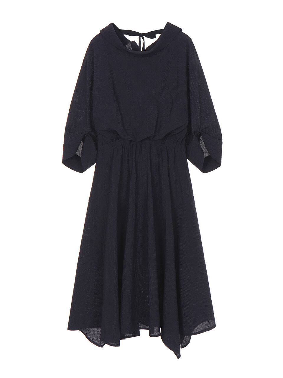 JOY GRYSON Drapery Unbalance Hem Dress