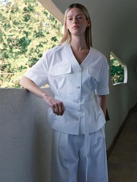 JOY GRYSON Flap-Pocket Jacket