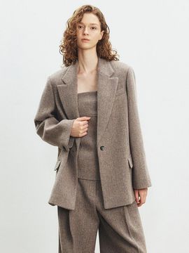 JOY GRYSON Herringbone Jacket KW4AJ3360_6A