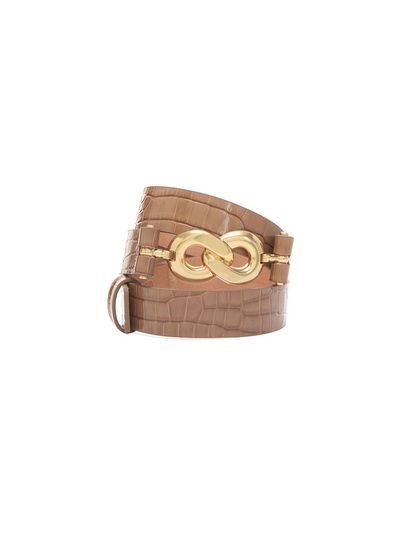 JOY GRYSON Metal Point Leather Belt (KX2ST0610_92)
