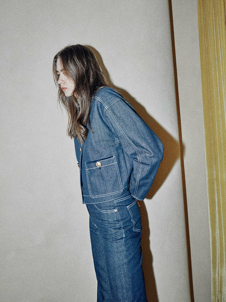 JOY GRYSON Selvedge Denim Jacket (Indigo Blue)