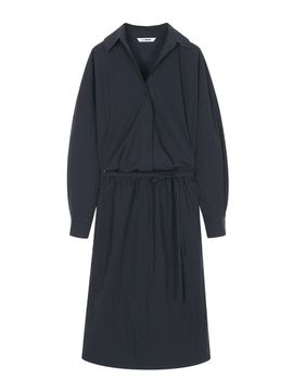 JOY GRYSON Shirt Layer Dress (Dark Green)