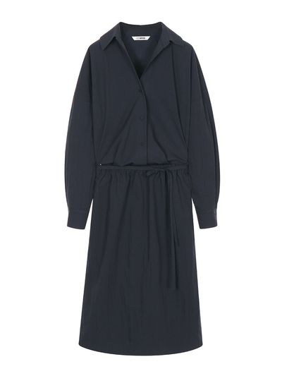 JOY GRYSON Shirt Layer Dress (Dark Green)