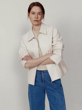 JOY GRYSON Slightly Wide Leg Jeans - Blue