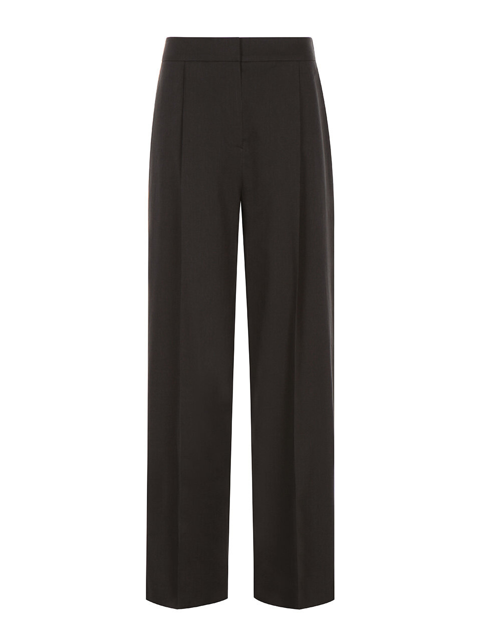 JOY GRYSON Stripe Linen Wide Pants (Charcoal)