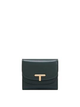 JOY GRYSON Tribeca Trifold Half Wallet_Winter Green