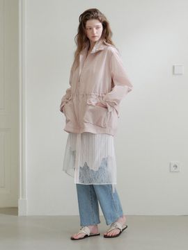 JOY GRYSON Wind Shirring Zip-up Blazer (KW5SM5050 6H)
