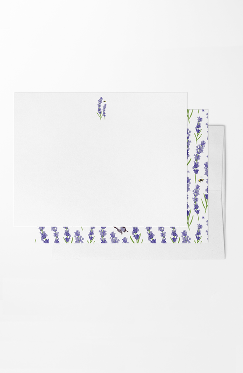 Joy Paper Co. Joy Paper Co. 8 Boxed Lavender Notecards Stationery 