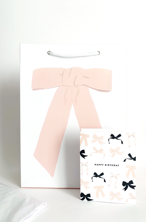 Joy Paper Co. Joy Paper Co. Bow Gift Bag & Card Set