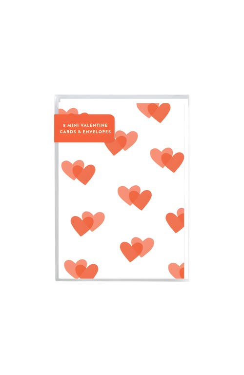 Joy Paper Co. Joy Paper Co. Heart Pattern Mini Valentines Set of 8