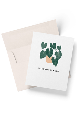 Joy Paper Co. Joy Paper Co. Thank You House Plant Boxed Set of 8 Greeting Cards