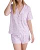 Joy Street Joy Street Hamptons Women's Button Front Short Pajama Set - 1