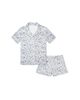 Joy Street Joy Street Women's Nantucket Button Front Short Pajama Set - 2