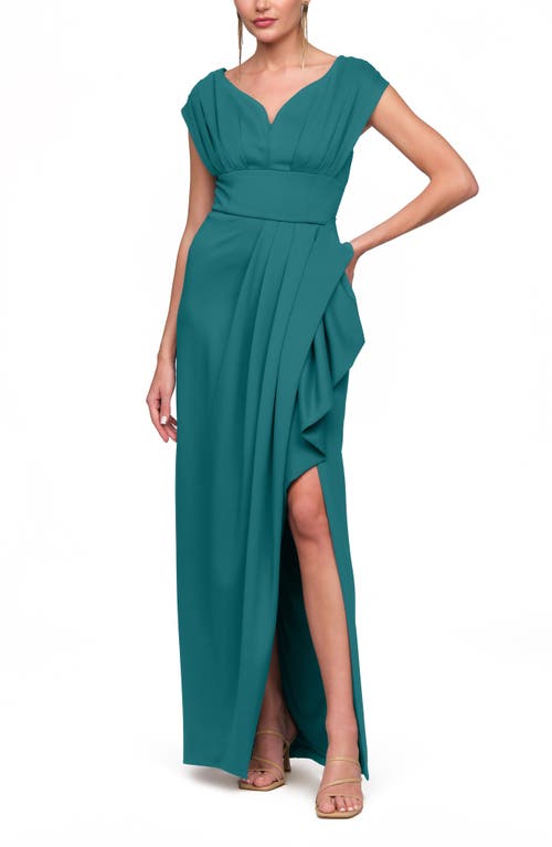 JS Collections JS Collections Anissa Pleated Column Gown