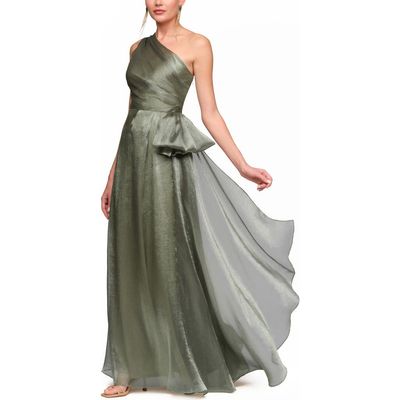 JS Collections JS Collections Kairi One-Shoulder Taffeta Gown