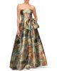 JS Collections JS Collections Mabel Strapless Jacquard Gown - 1