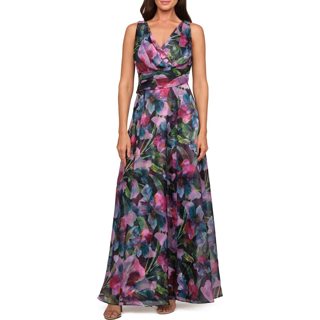 JS Collections JS Collections Philipa Floral A-Line Gown