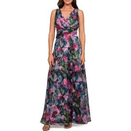 JS Collections JS Collections Philipa Floral A-Line Gown