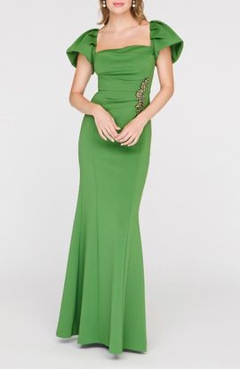 JS Collections JS Collections Scotlyn Puff Sleeve Gown