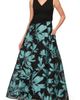 JS Collections JS Collections Shirley Mixed Media Gown - 1