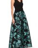 JS Collections JS Collections Shirley Mixed Media Gown - 3