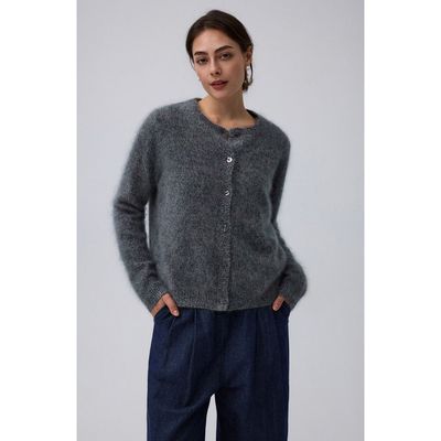 JUANA JUANA Brushed Wool-Blend Cardigan