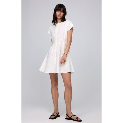 JUANA JUANA Flora Pleated Shirt Dress